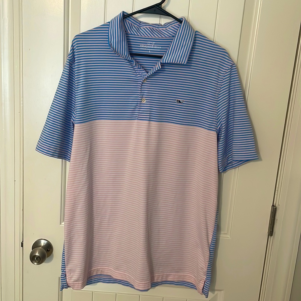 Vineyard Vines Performance Sankaty Polo